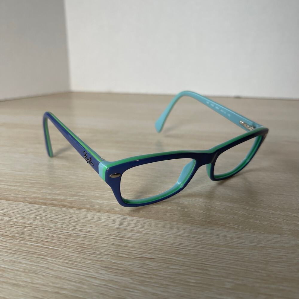 Ray-Ban RB1550 3657 Youth Eyeglasses Blue Teal Frames Only 46-15-125